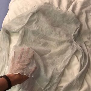 Silky mesh shirt